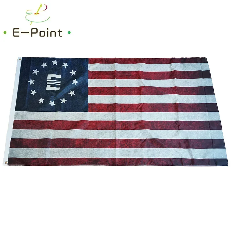 Fallout Cosplay Prop - Enclave Faction USA flag 2ft*3ft (60*90cm)