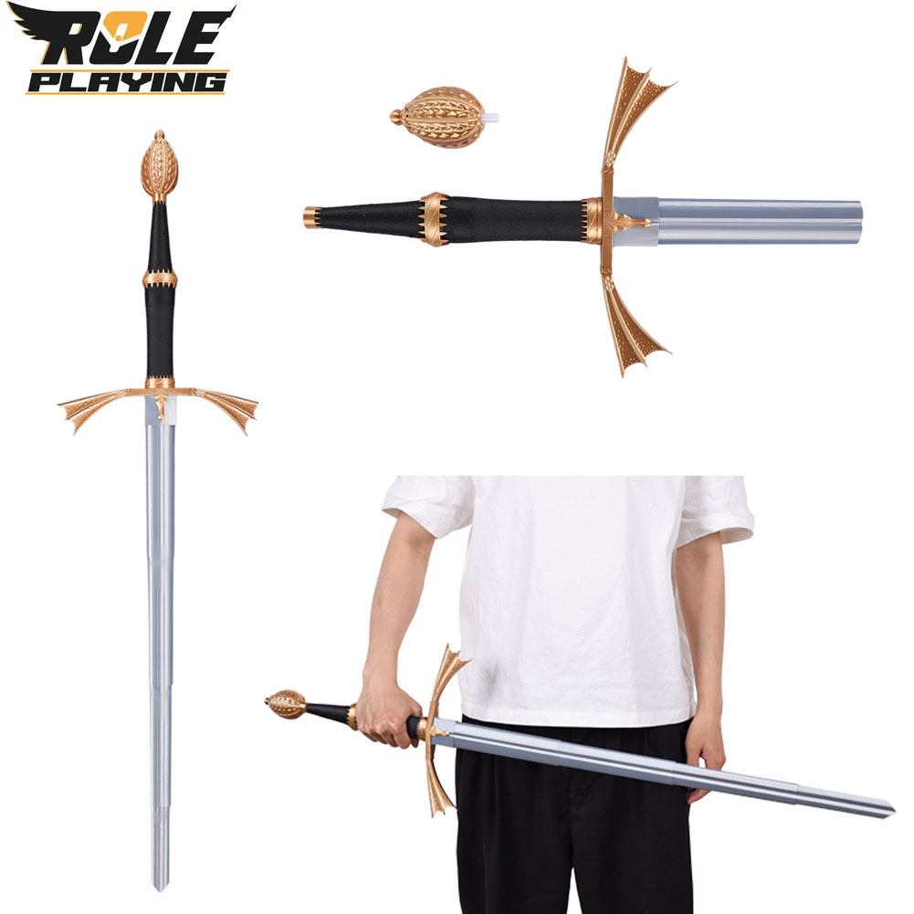 Cosplay Prop Dagger - Daemon Cosplay Retractable Silver Plastic Knife
