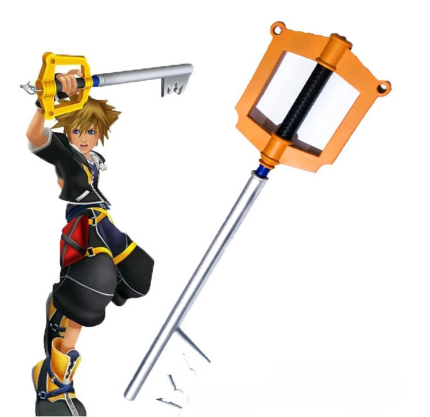 88cm Kingdom Hearts Gold Key:  - Keyblade Cosplay Prop review and price