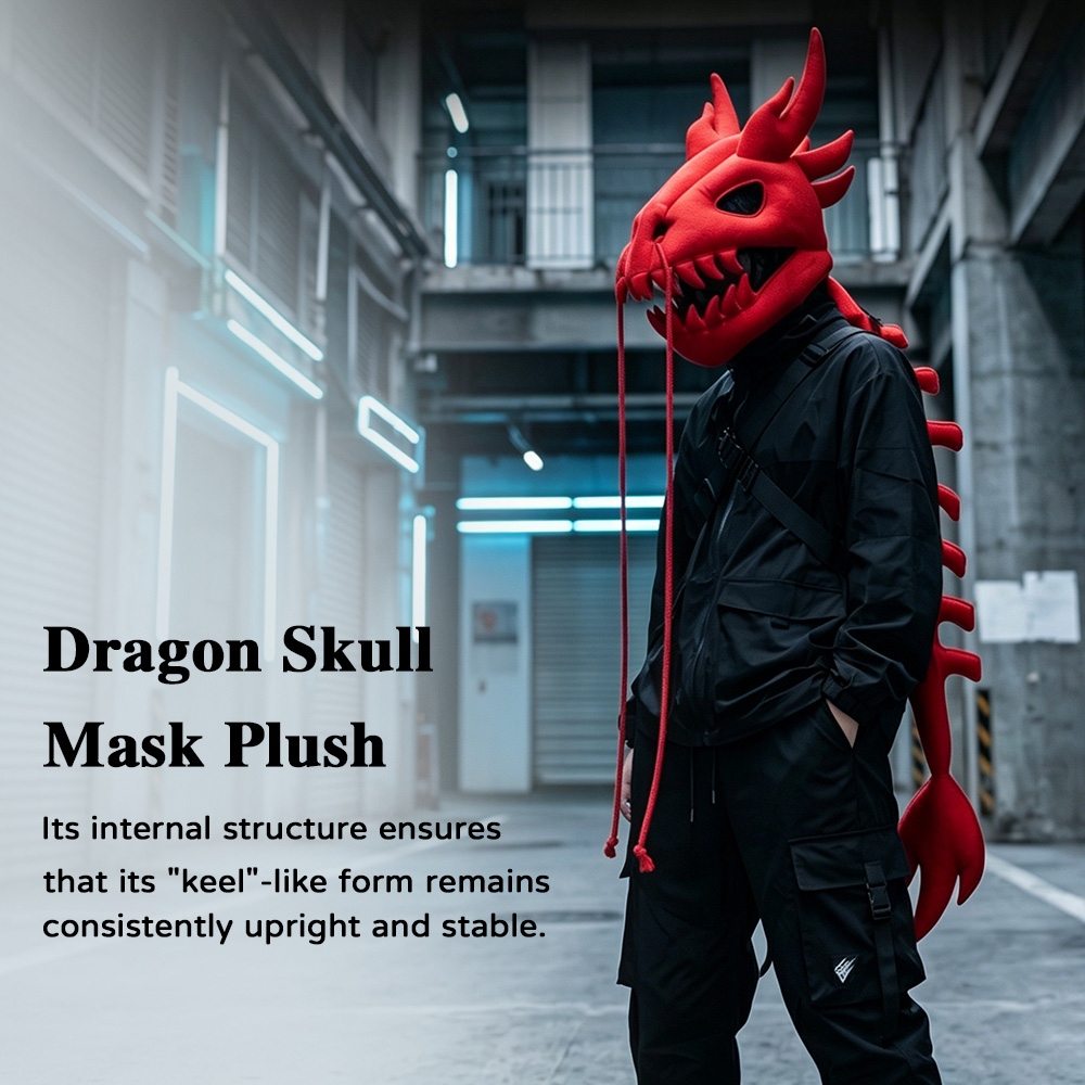 Dinosaur Skeleton Plush Headge - Easy Cosplay Prop review and price