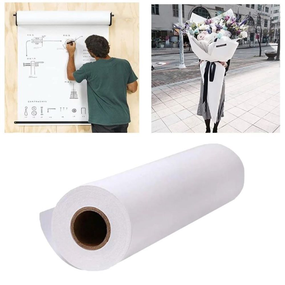 White/Black/Brown Kraft Paper  - Craft Foam Roll review and price