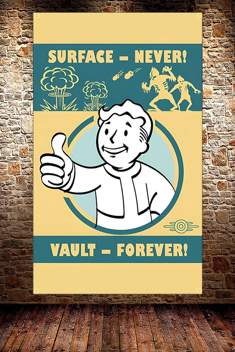 FLAGDOM 90X150CM 3X5Ft GAME Po - Fallout Cosplay Prop review and price
