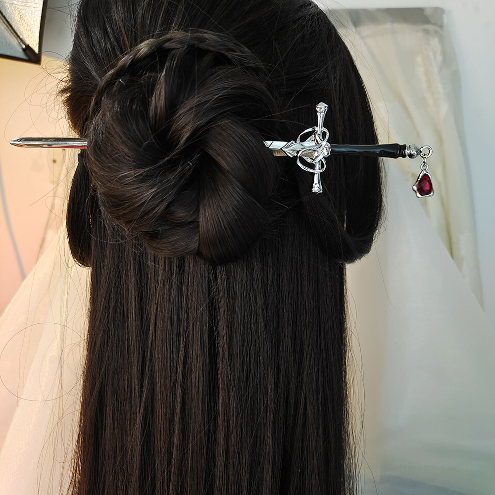 Chinese Sword Shaped Hair Stic - Cosplay Prop Dagger review and price