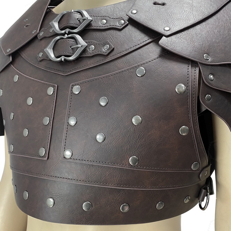 Medieval Studded Shoulder Ches - Prop For Cosplay review and price