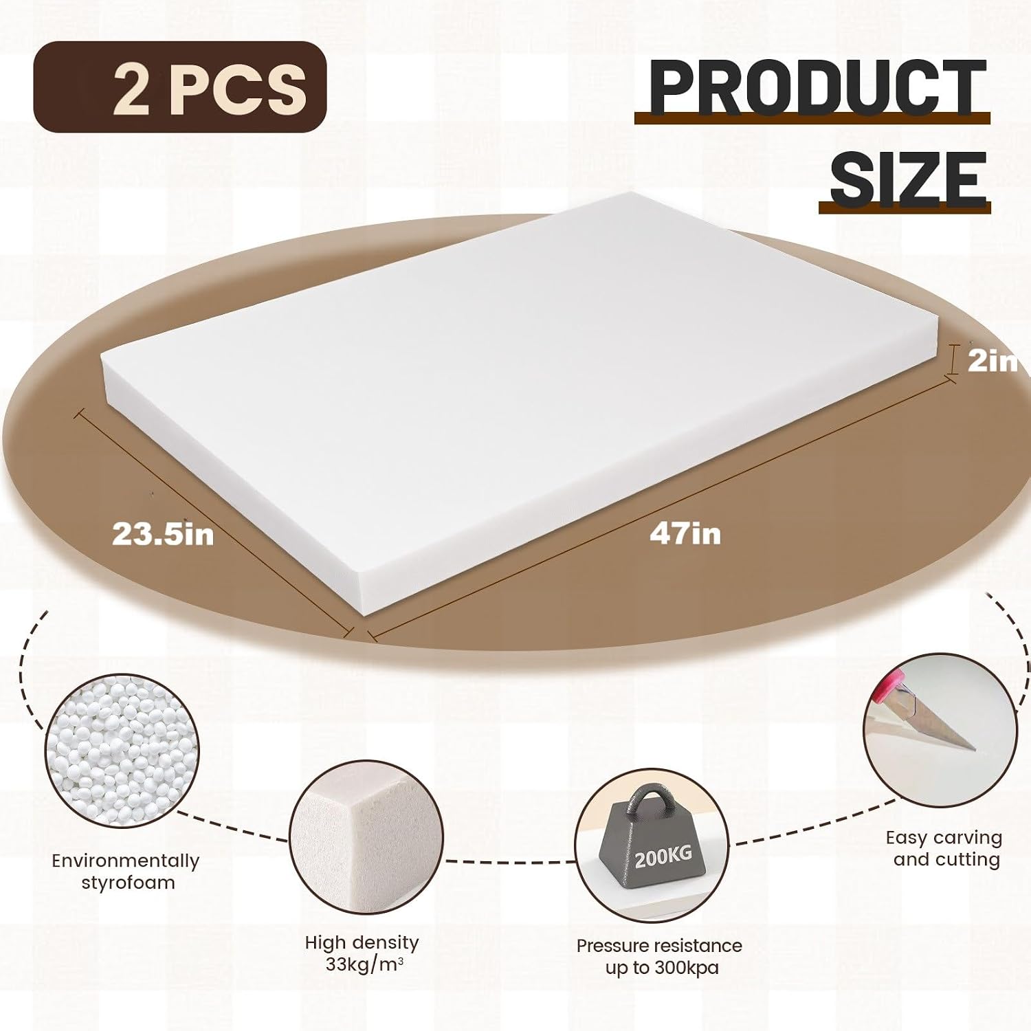 High Density XPS Large Foam Bo - Easy Cosplay Prop review and price