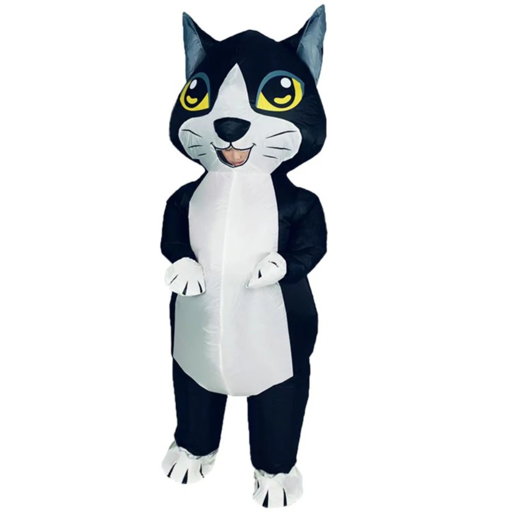 Orange Black Cat Inflatable Su - Cosplay Prop Business review and price