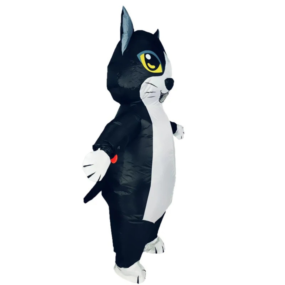 Orange Black Cat Inflatable Su - Cosplay Prop Business review and price