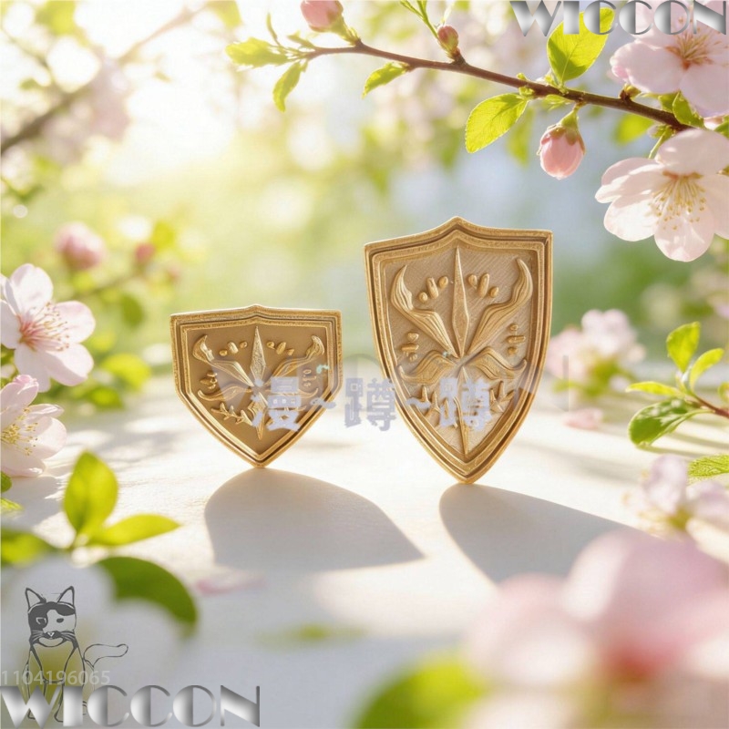 Golden school emblem tsukinomo - Cosplay Prop 3D Print review and price